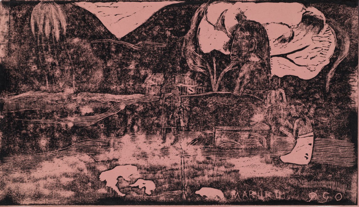 Noa Noa: Ofiary wdzięczności Maruru, 1893-1894. autorstwa Paul Gauguin