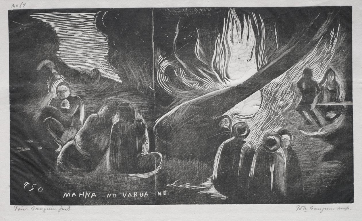 Noe Noe; Diabeł mówi (Mahna No Varua Ino) autorstwa Paul Gauguin