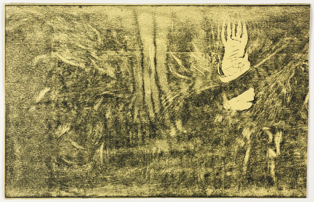 Noa Noa: Diabeł mówi Mahna No Varua Ino recto, Kobiety piorące ubrania odwrócone, 1893-1894. autorstwa Paul Gauguin