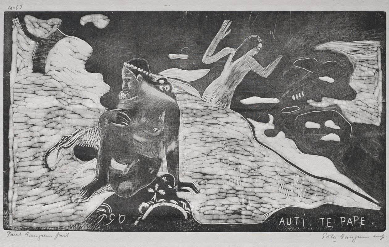 Noa Noa: Kobiety nad rzeką (Auti Te Pape) autorstwa Paul Gauguin