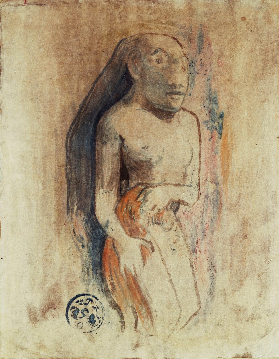Przeszkody, 1894 autorstwa Paul Gauguin