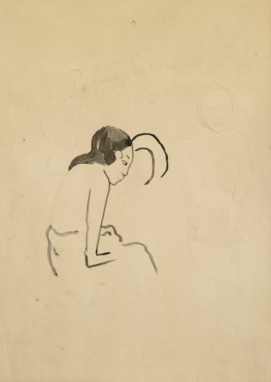 Słowo Boże, 1891-93 autorstwa Paul Gauguin