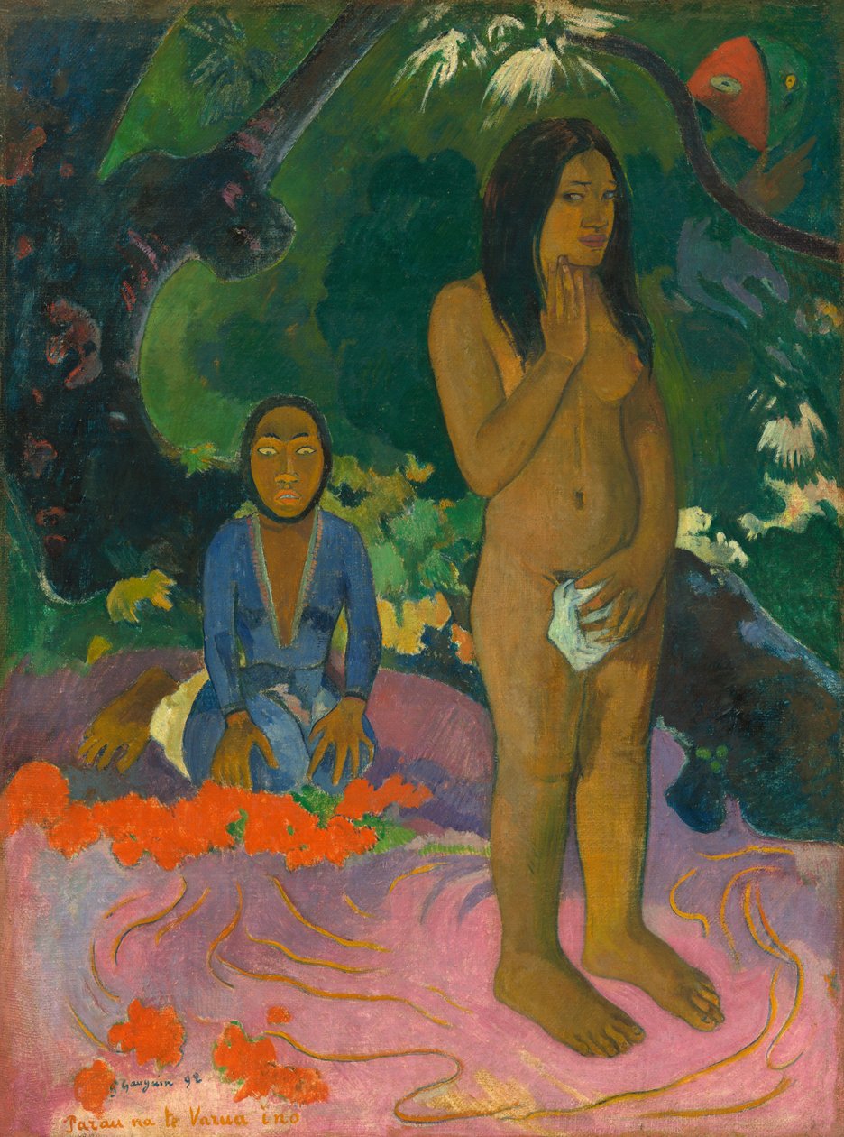 Słowa diabła autorstwa Paul Gauguin
