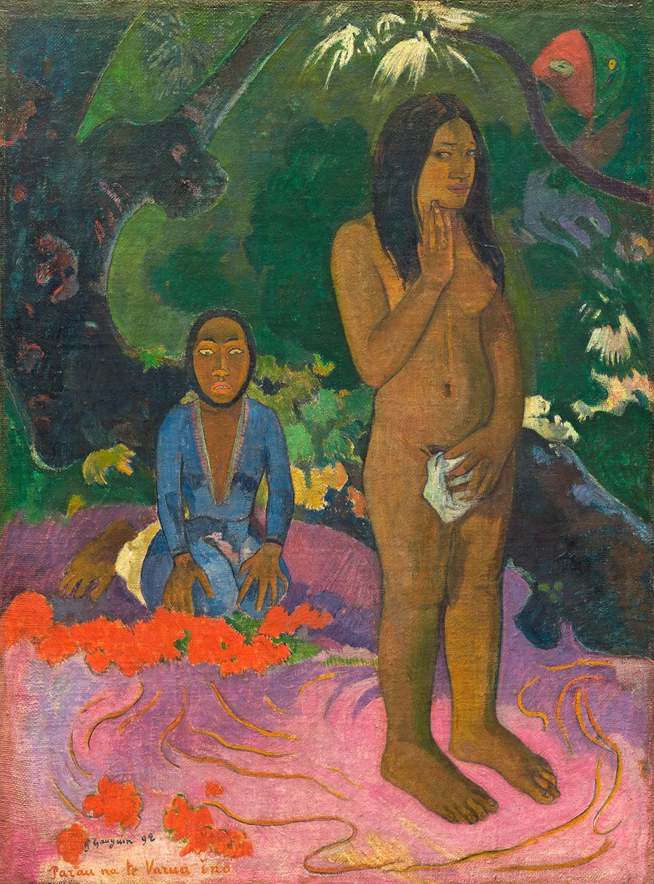 Słowa diabła autorstwa Paul Gauguin