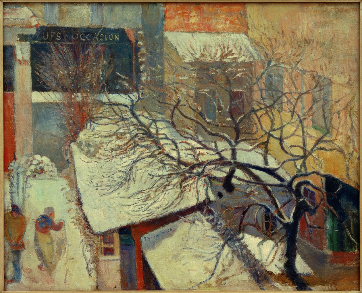 Paryż pod śniegiem autorstwa Paul Gauguin
