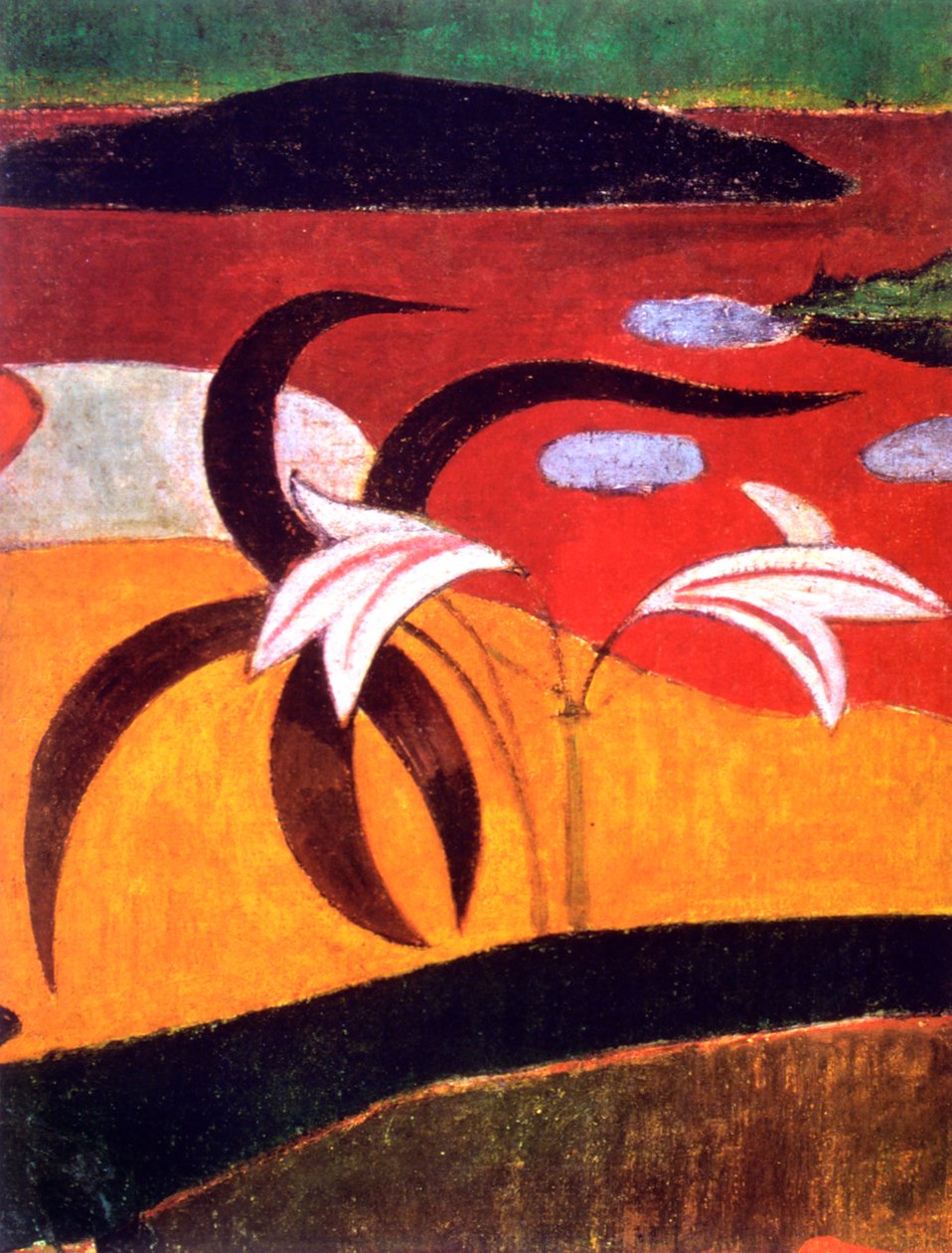 Detal „Pastorales Tahitiennes”, 1892 autorstwa Paul Gauguin