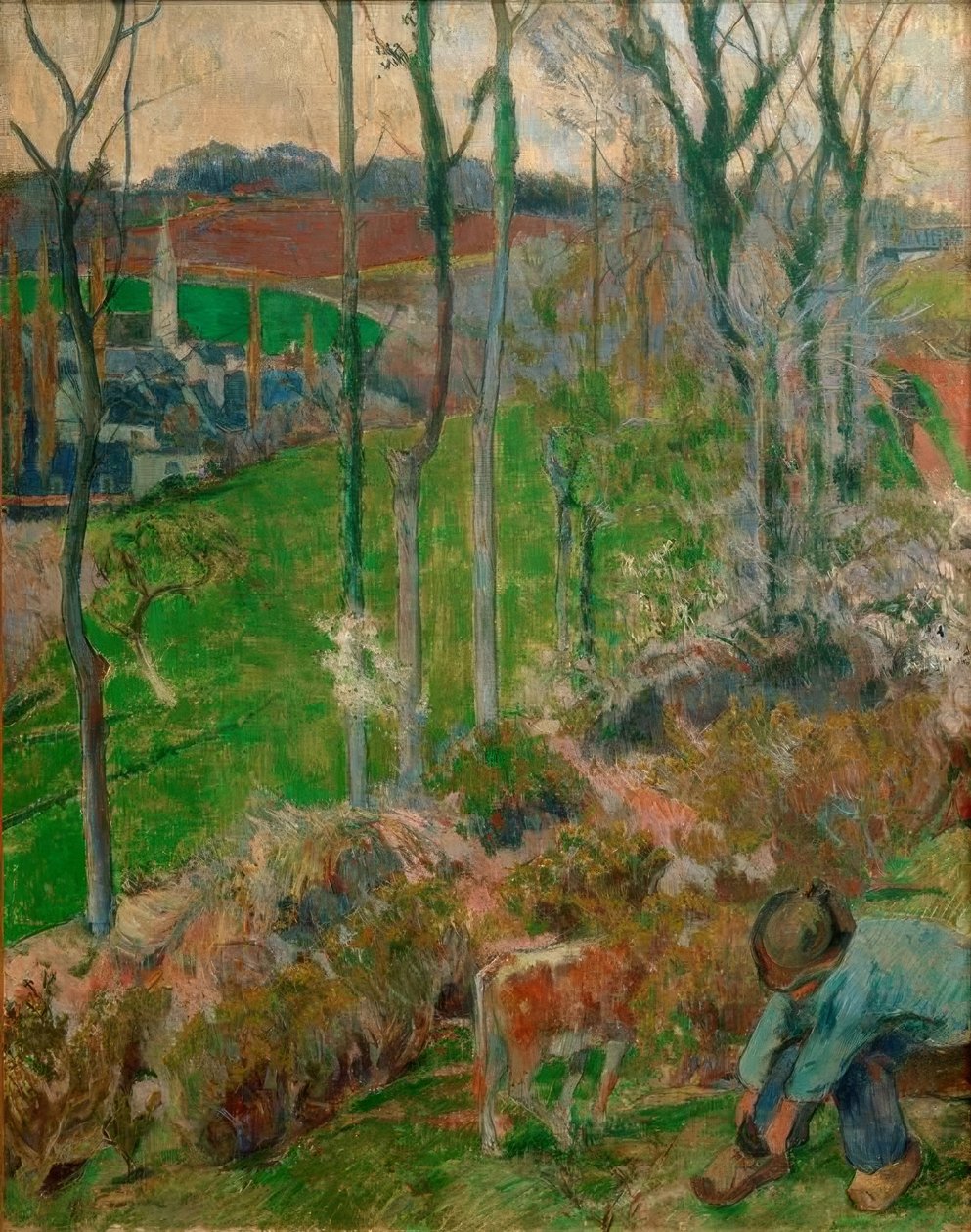 Krajobraz w Pont-Aven, Bretania autorstwa Paul Gauguin