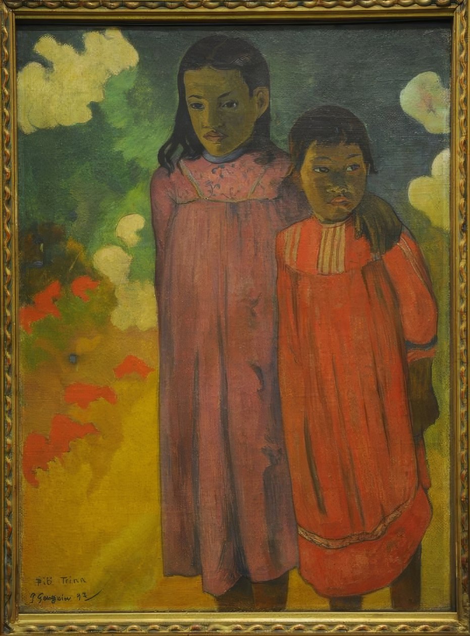 Dwóch braci autorstwa Paul Gauguin