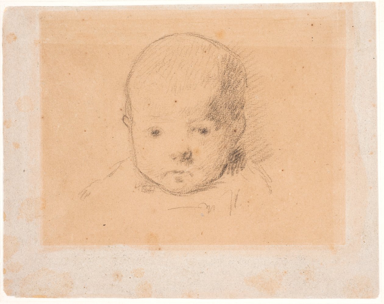 Porträt des Sohnes des Künstlers Clovis, geboren am 10. Mai 1879 autorstwa Paul Gauguin