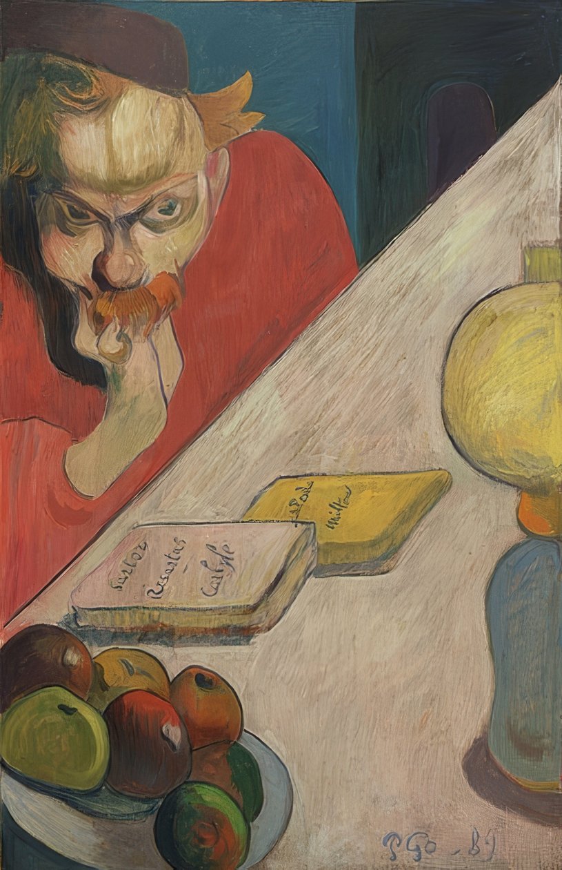 Portret Jacoba Meyera de Haana. 1889 autorstwa Paul Gauguin