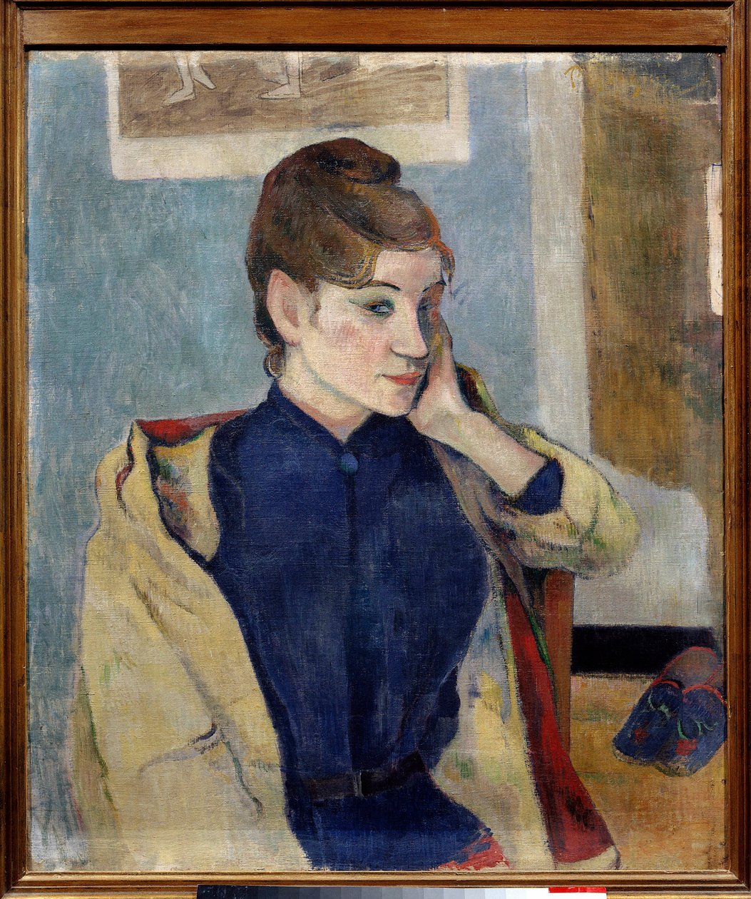 Portret Madeleine Bernard Obraz Paula Gauguina (1848-1903) 1888 Nd. 0,72x0,58m. Grenoble. Muzeum Sztuk Pięknych autorstwa Paul Gauguin