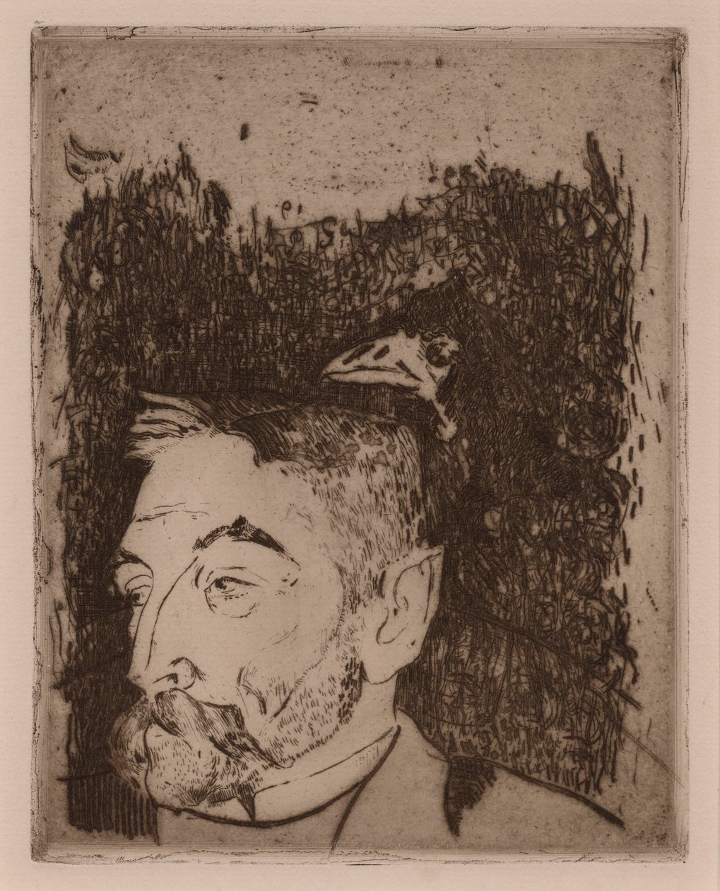 Portret Sat?fane Mallarm? autorstwa Paul Gauguin