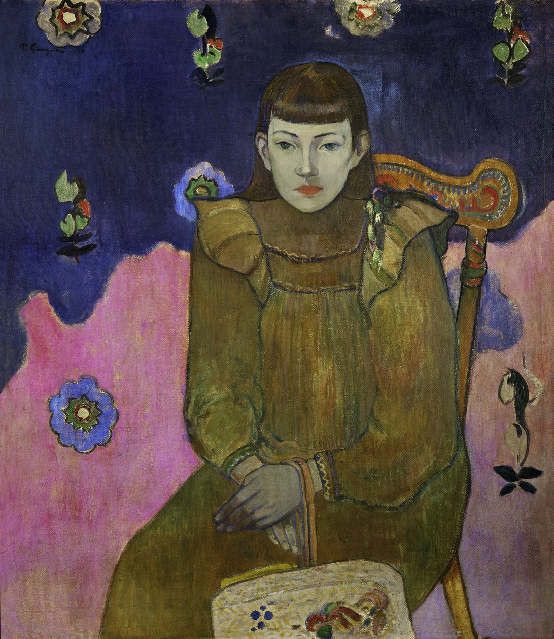 Portret Vaite Jeanne Goupil, 1896 autorstwa Paul Gauguin
