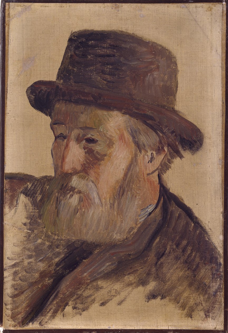 Portret mężczyzny, ok. 1880 (olej na płótnie) autorstwa Paul Gauguin