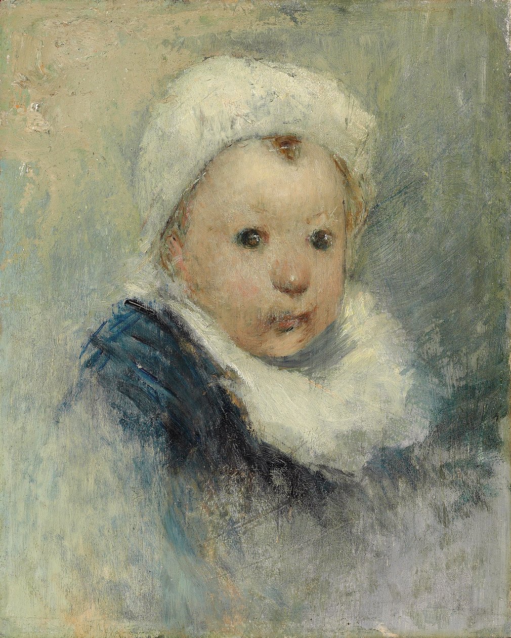 Portret dziecka, prawdopodobnie Aline Gauguin, ok. 1878 r. autorstwa Paul Gauguin