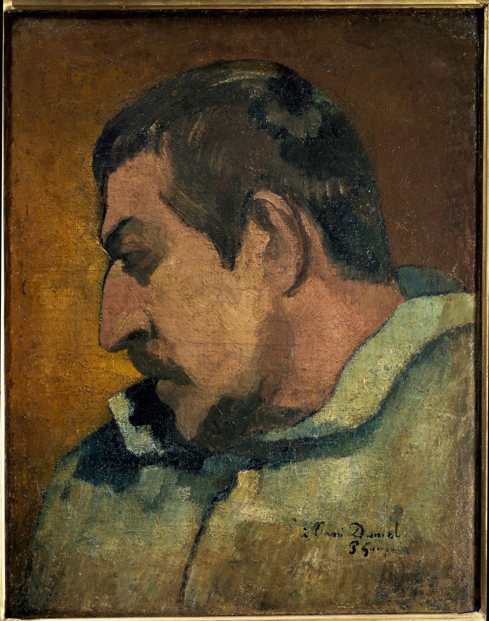Portret artysty (olej na płótnie) autorstwa Paul Gauguin