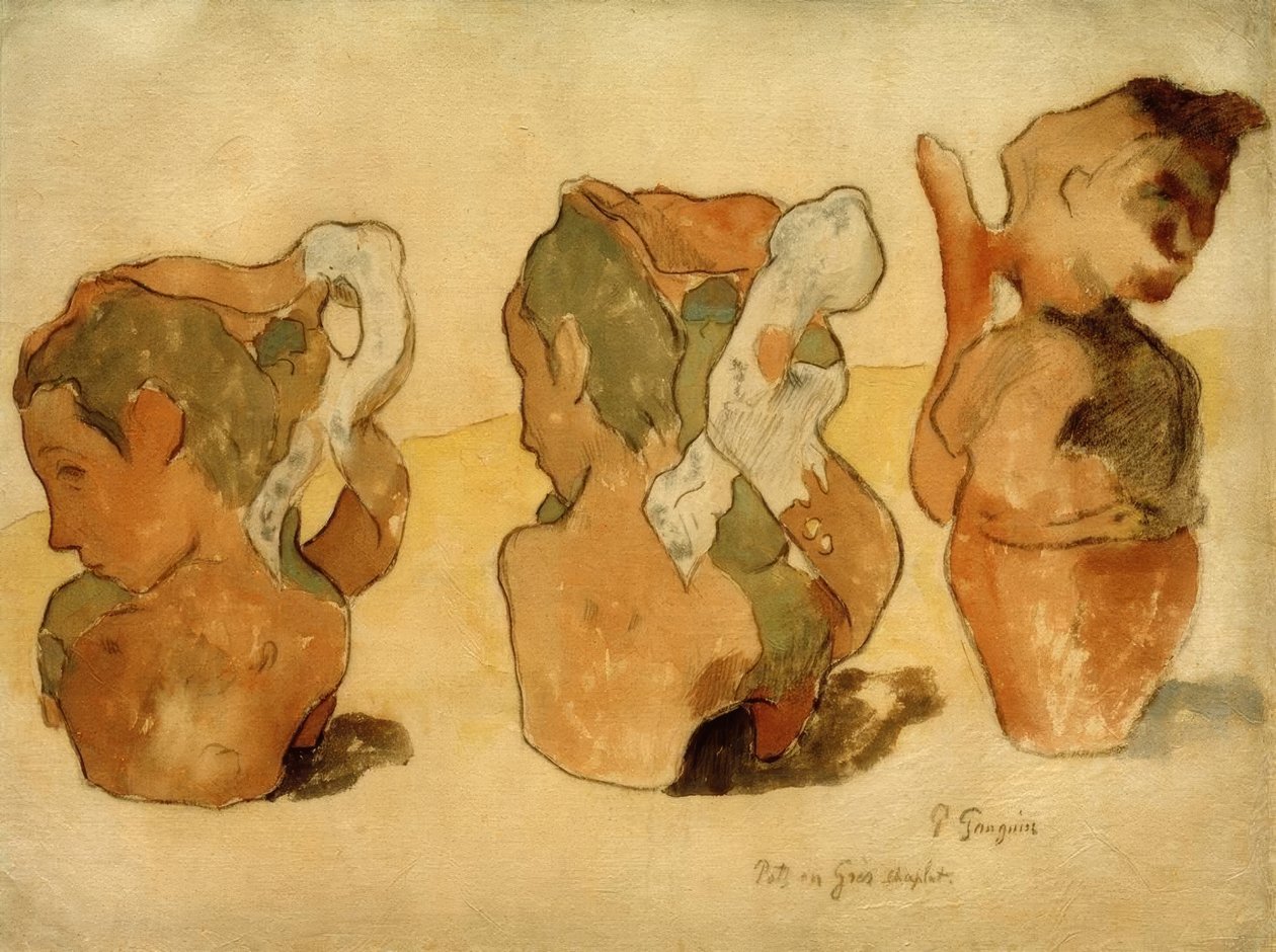 Doniczki z piaskowca autorstwa Paul Gauguin