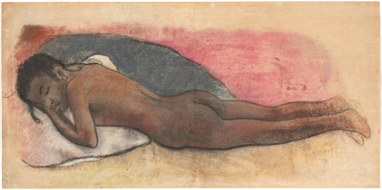 Leżący akt autorstwa Paul Gauguin