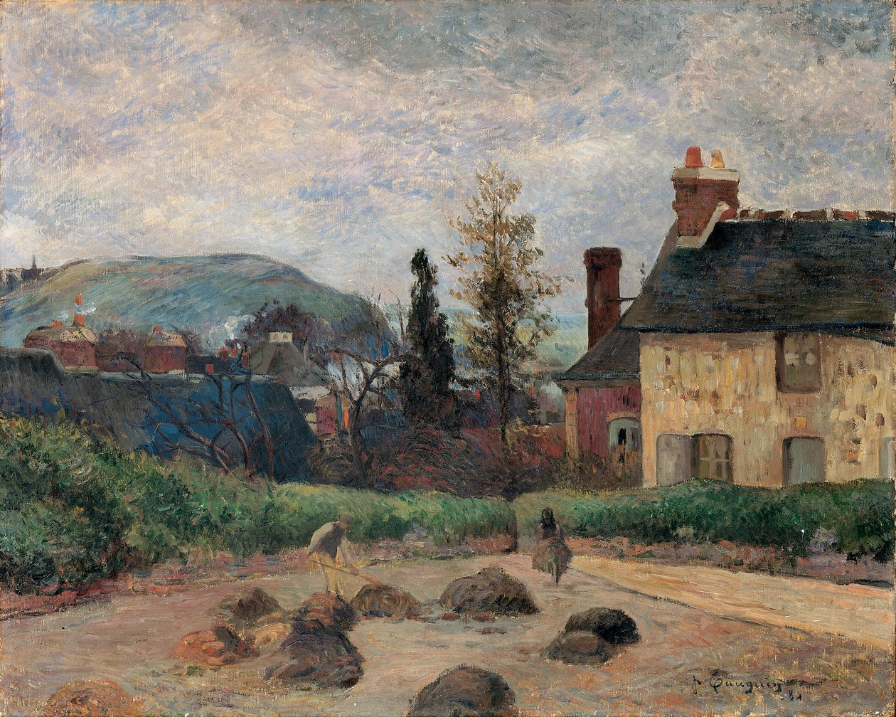 Powrót z żniwa, 1884 autorstwa Paul Gauguin