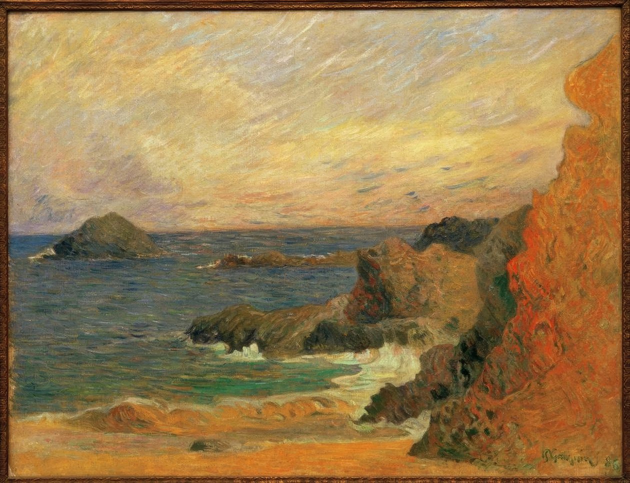 Skały nad morzem autorstwa Paul Gauguin