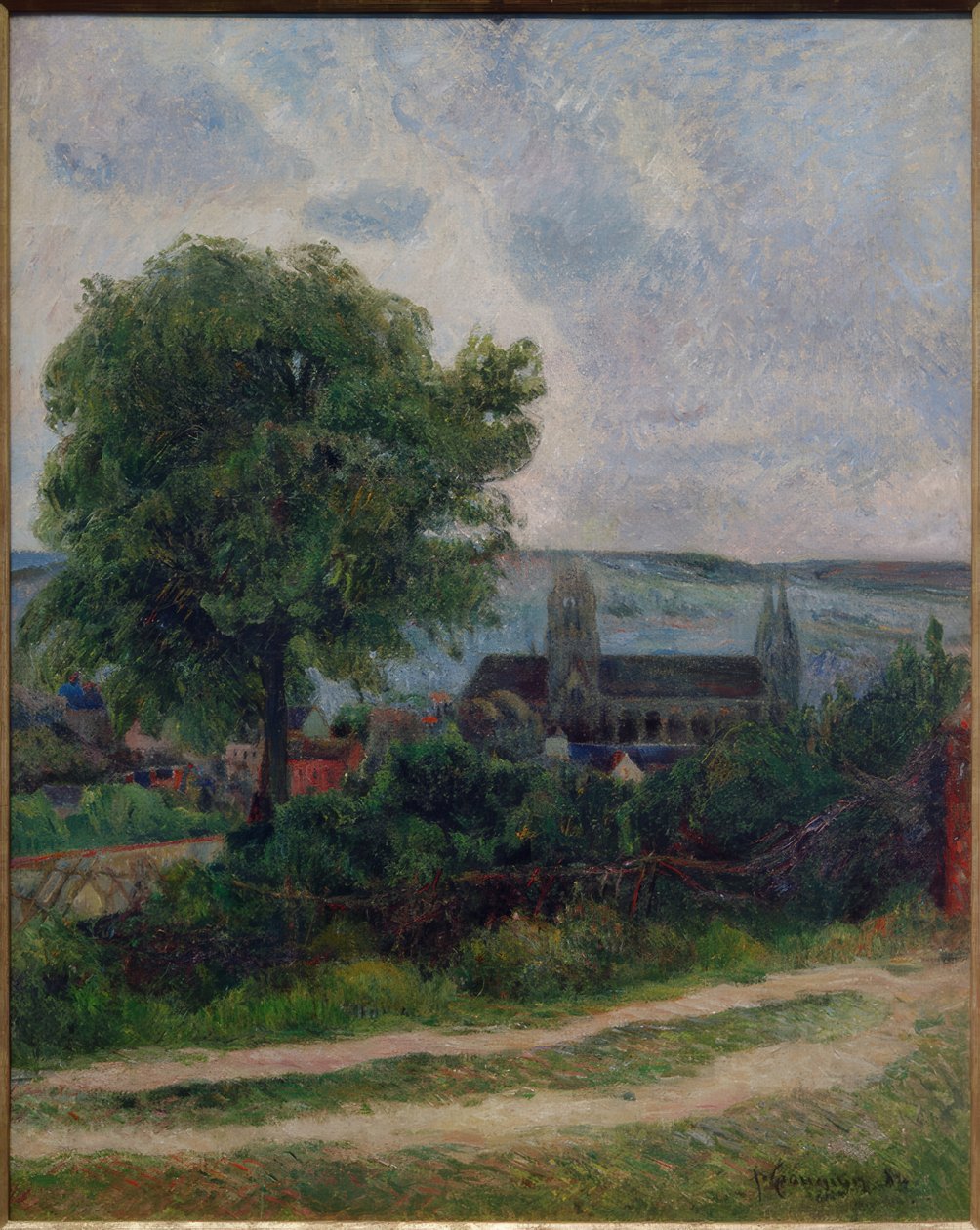 Rouen, Kirche Saint-Ouen autorstwa Paul Gauguin