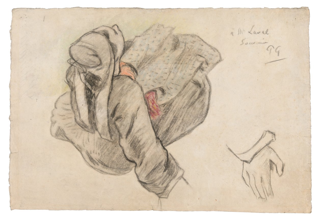 Bretońska kobieta w pozycji siedzącej autorstwa Paul Gauguin