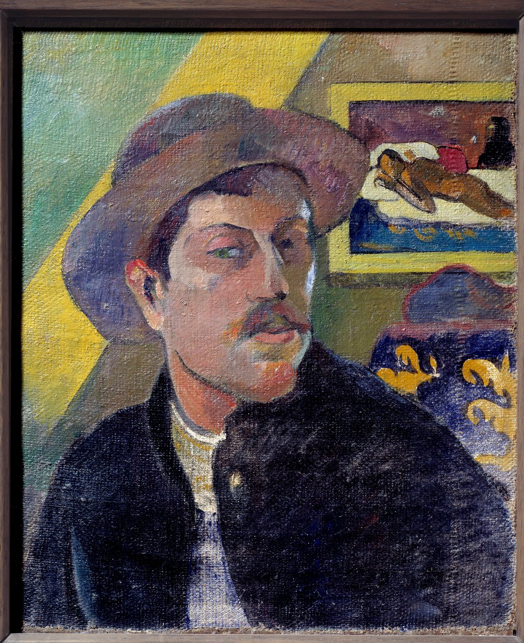 Autoportret. Obraz Paula Gauguina (1848-1903) autorstwa Paul Gauguin