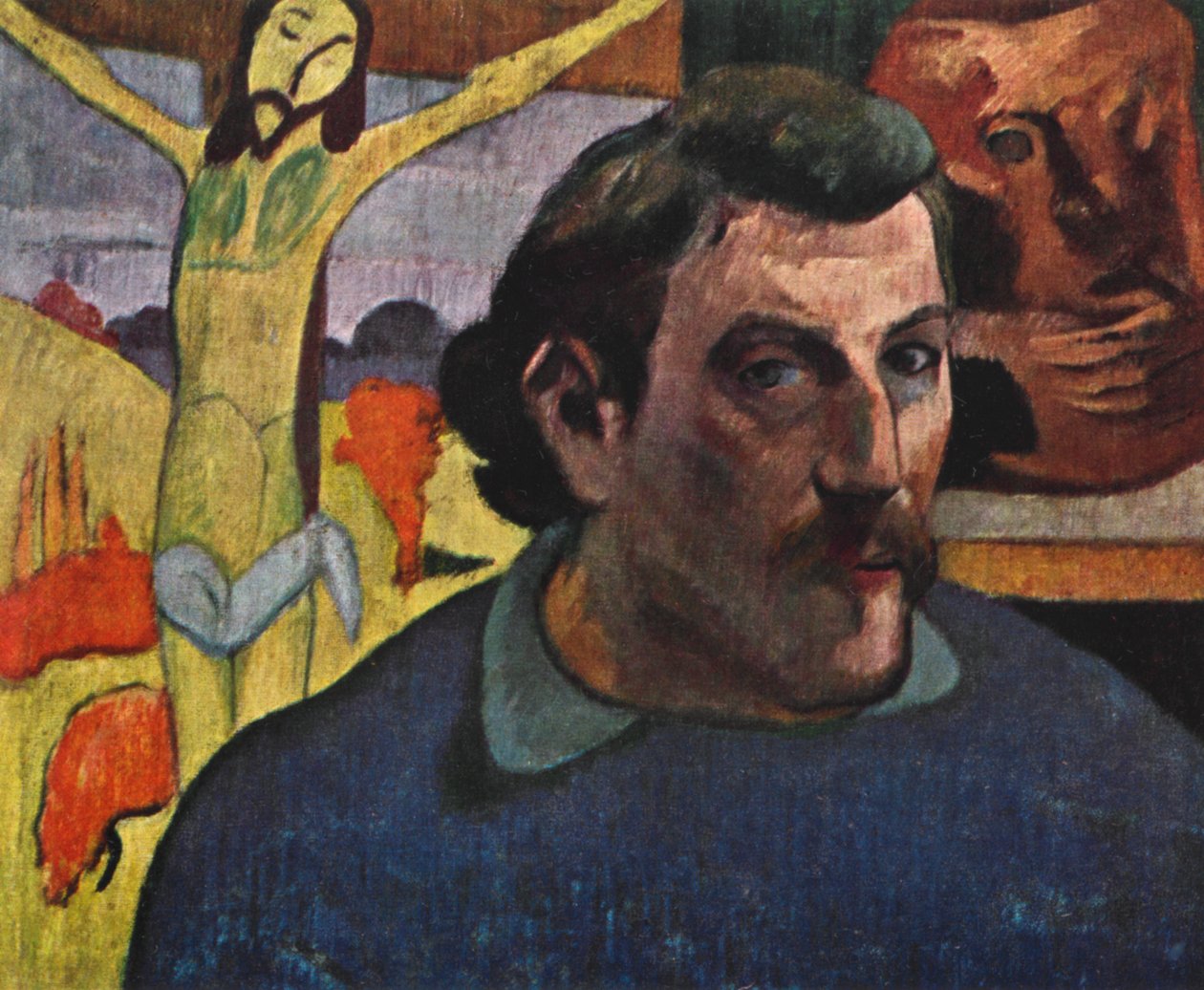 Autoportret z Żółtym Chrystusem, 1889 1939. autorstwa Paul Gauguin