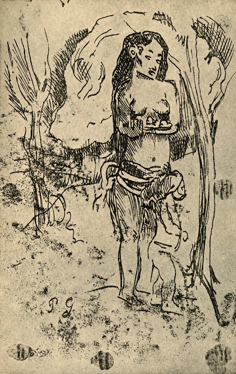 Szkic, 1936 autorstwa Paul Gauguin
