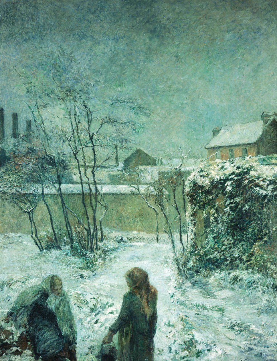 Śnieg, Carcel Road, 1883 autorstwa Paul Gauguin
