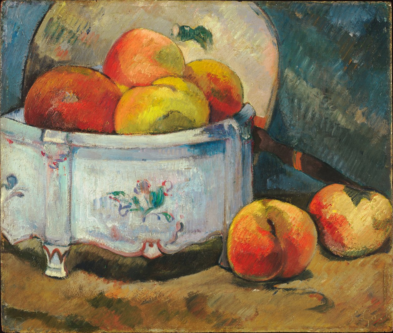 Martwa natura z brzoskwiniami autorstwa Paul Gauguin