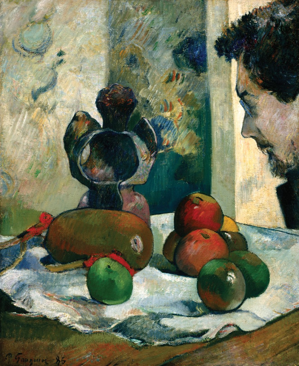 Martwa natura z profilem Laval autorstwa Paul Gauguin