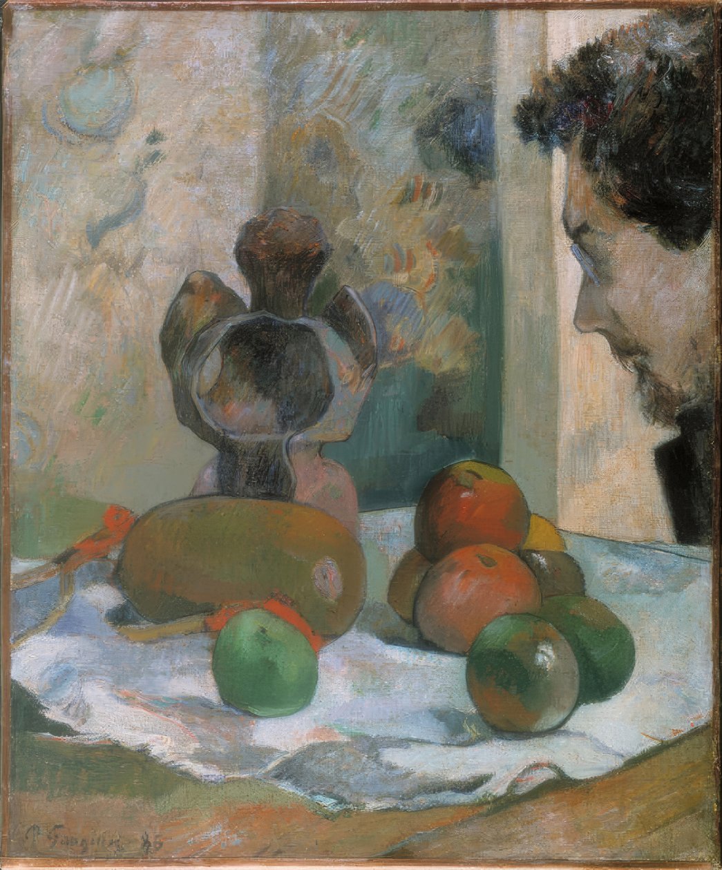 Martwa natura z profilem Laval autorstwa Paul Gauguin
