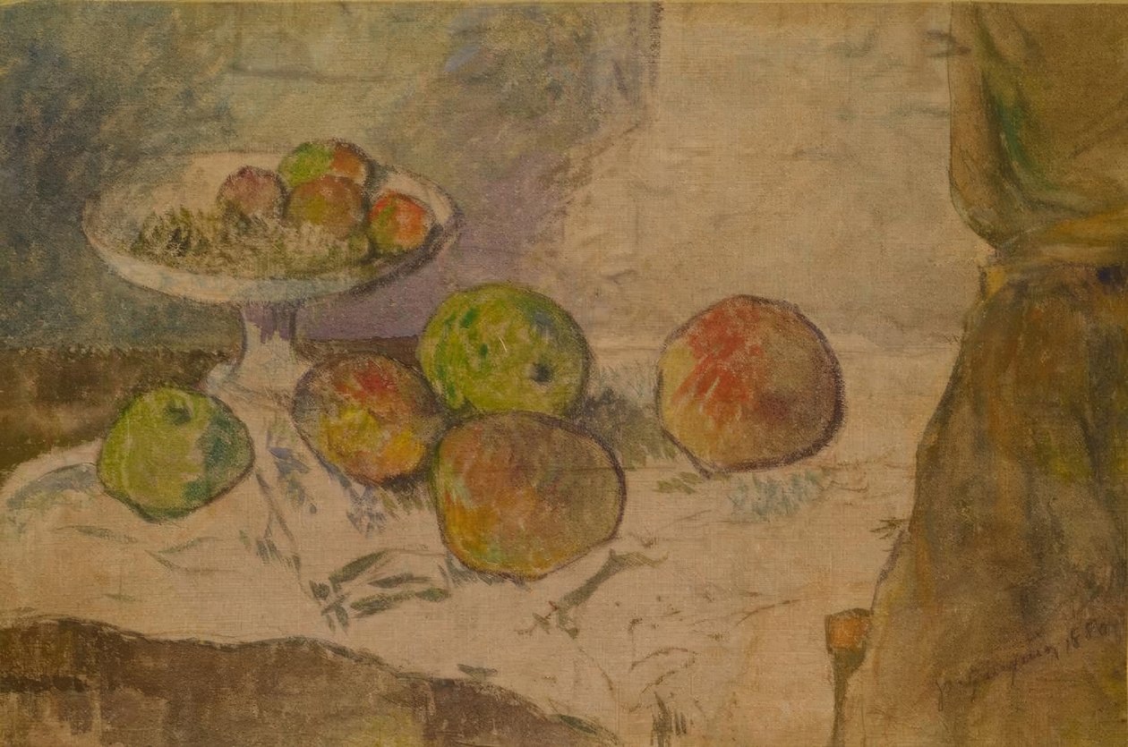 Martwa natura z misą na owoce autorstwa Paul Gauguin