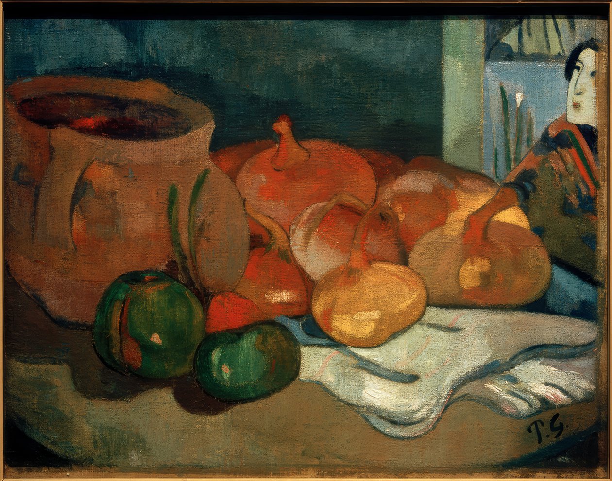 Martwa natura z cebulą autorstwa Paul Gauguin