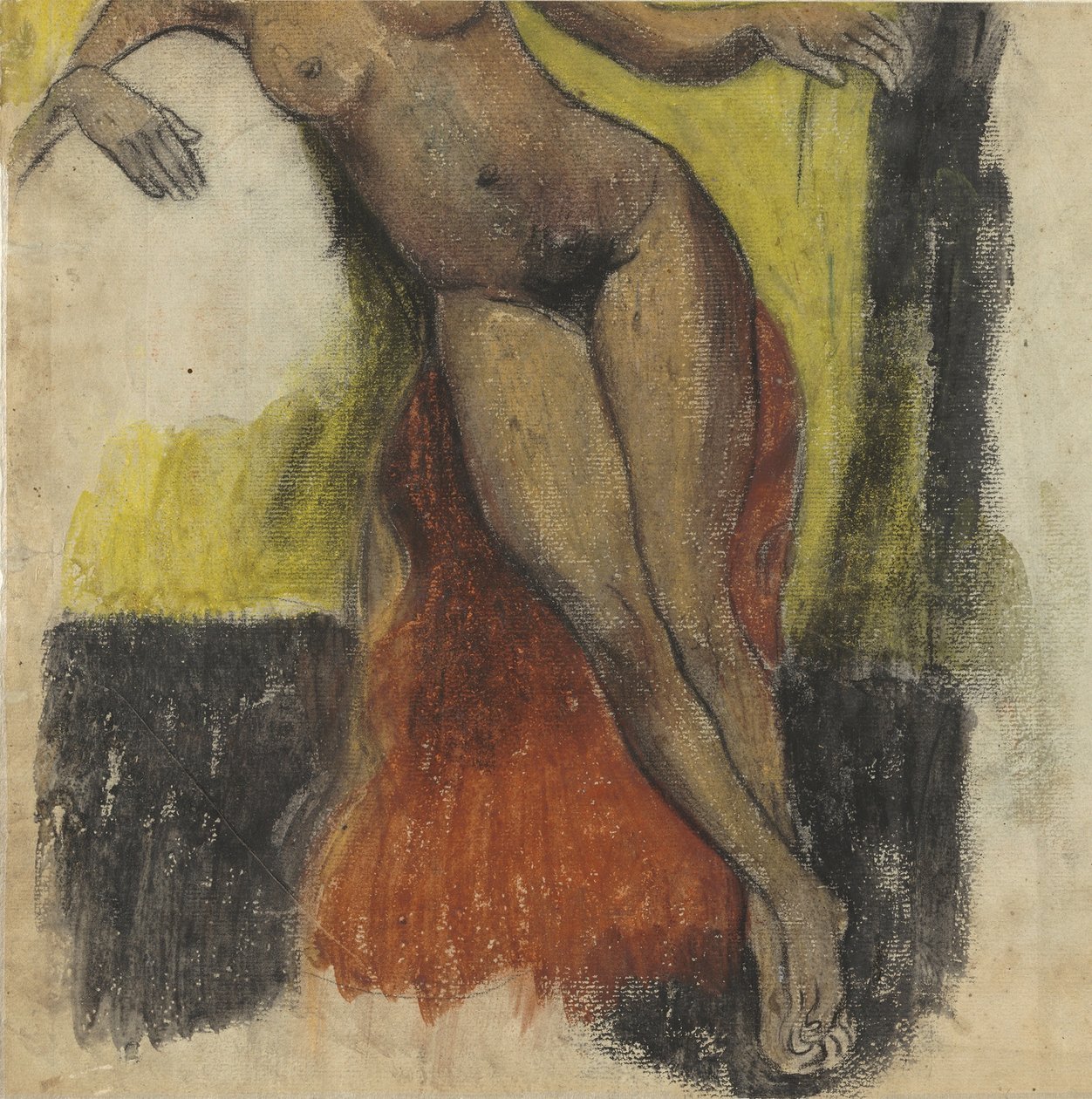 Studium dla Aita tamari vahine Judith te parari autorstwa Paul Gauguin