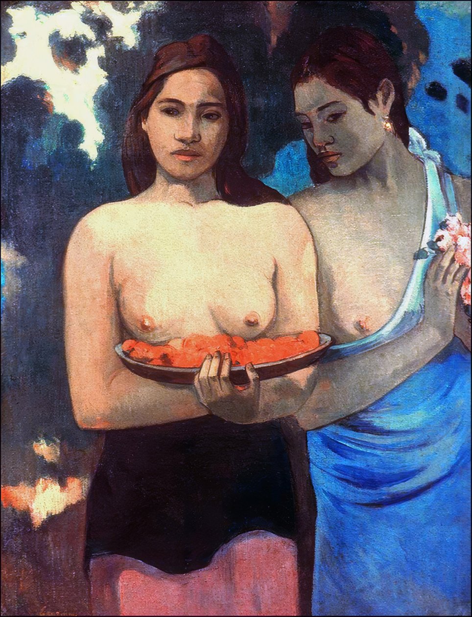 Tahiti: Dwie tahitańskie kobiety, Paul Gauguin (1899) autorstwa Paul Gauguin