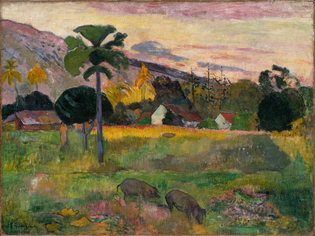 Tahitański: Haere mai Chodź tutaj autorstwa Paul Gauguin
