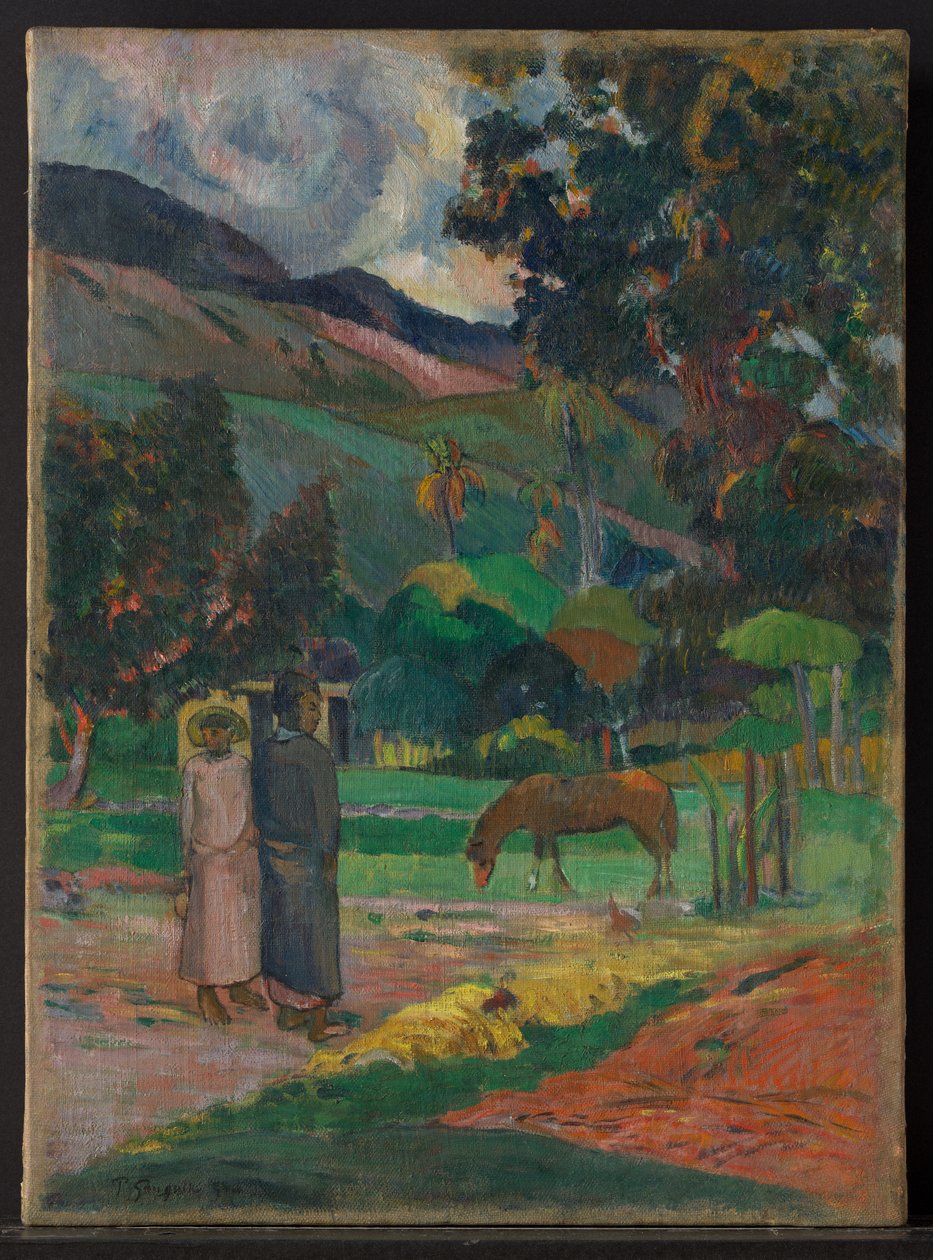 Krajobraz tahitański autorstwa Paul Gauguin