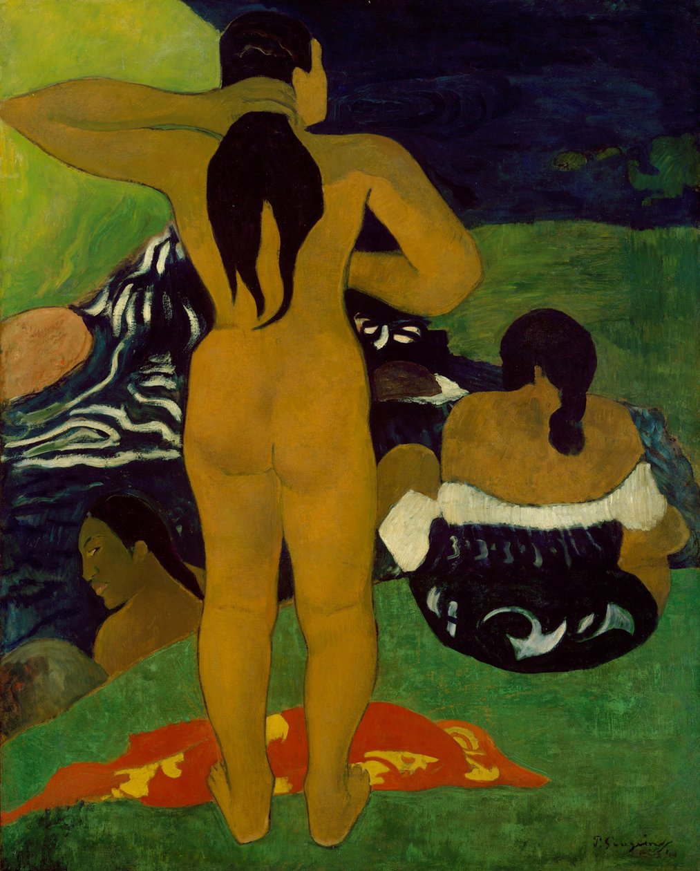 Tahitańskie kobiety w kąpieli autorstwa Paul Gauguin