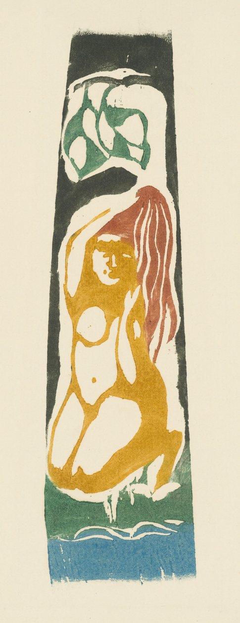 Kobieta z Tahiti, ok. 1900 autorstwa Paul Gauguin