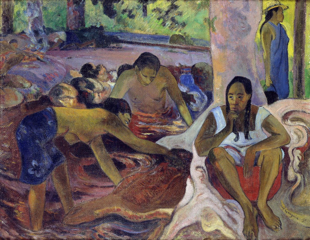 Tahitańskie rybaczki autorstwa Paul Gauguin