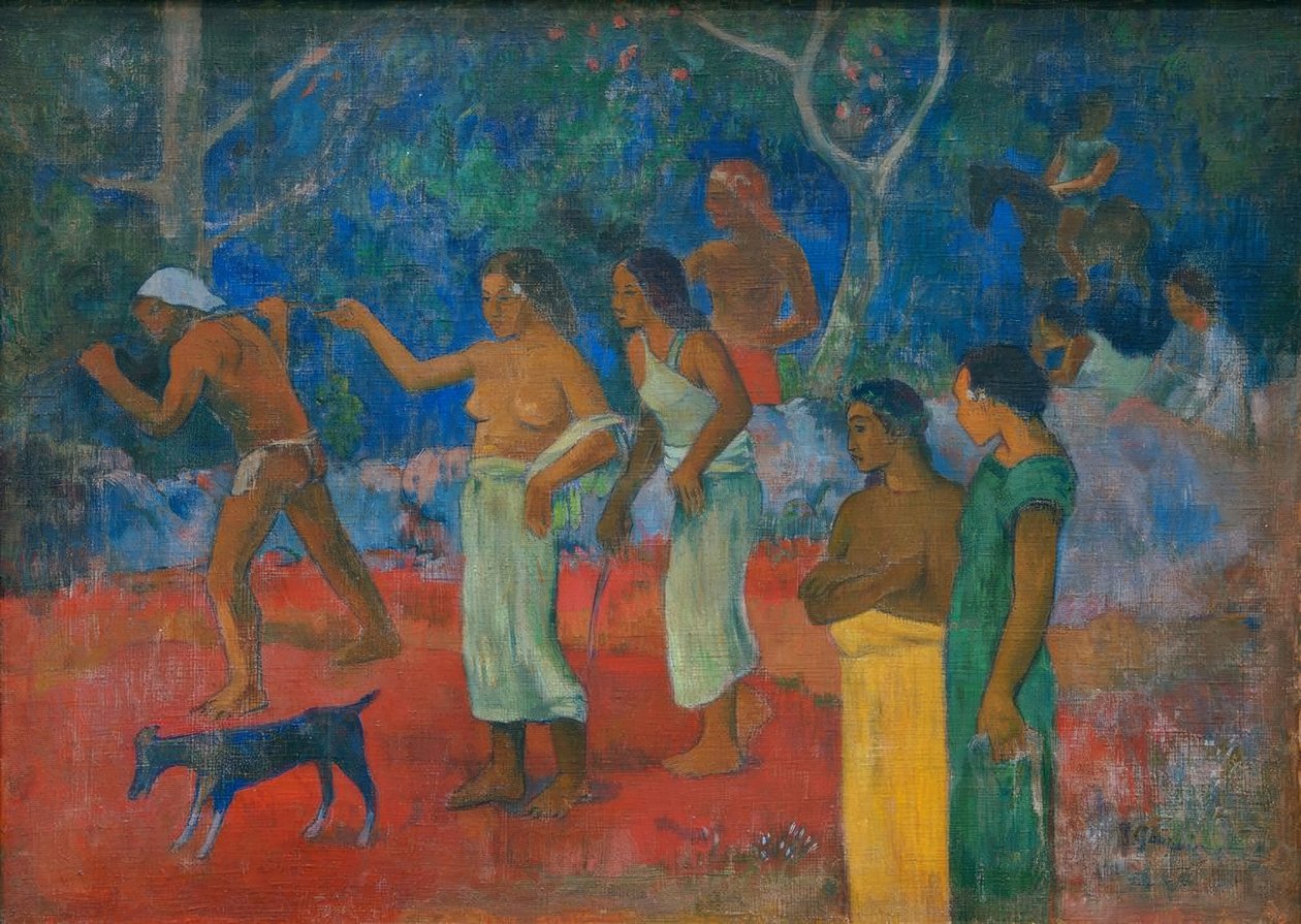Życie na Tahiti autorstwa Paul Gauguin