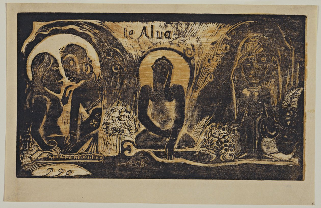 Bogowie z serii Noego, 1893-1894 autorstwa Paul Gauguin