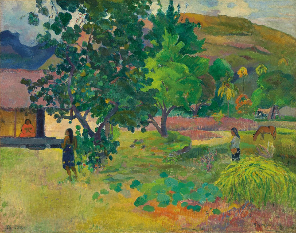 Te Fare (Dom) autorstwa Paul Gauguin