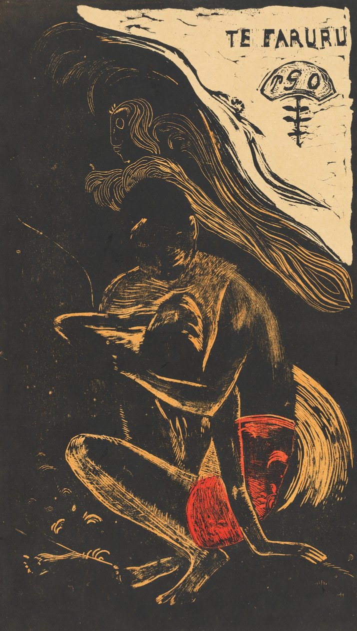 Te Faruru Kochają się tutaj, 18941895. autorstwa Paul Gauguin