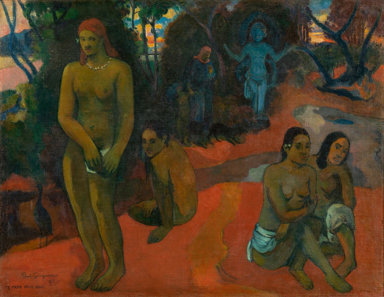 Te Pape Nave Nave (Wspaniały Wody) autorstwa Paul Gauguin