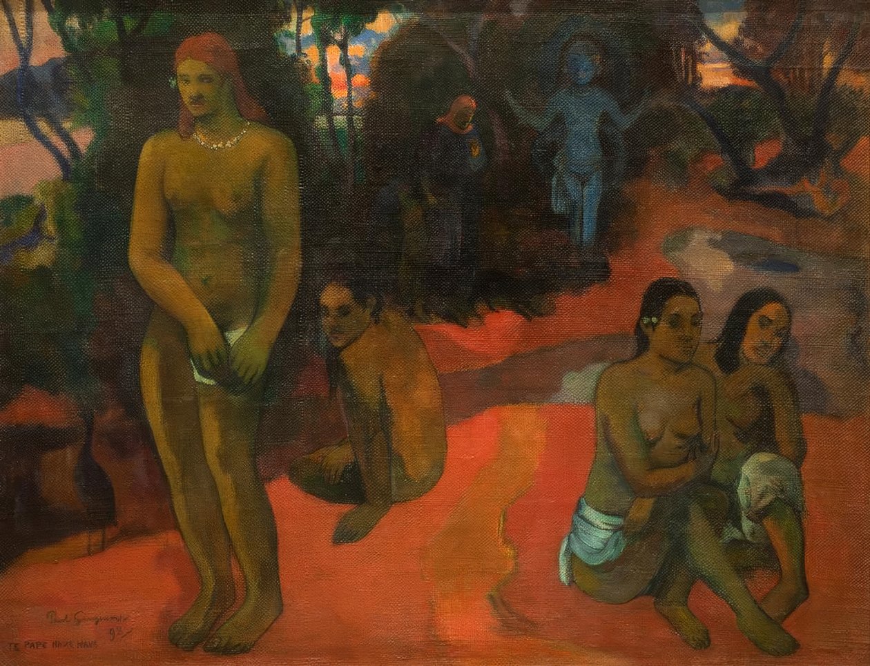 Te Pape Nave Nave autorstwa Paul Gauguin