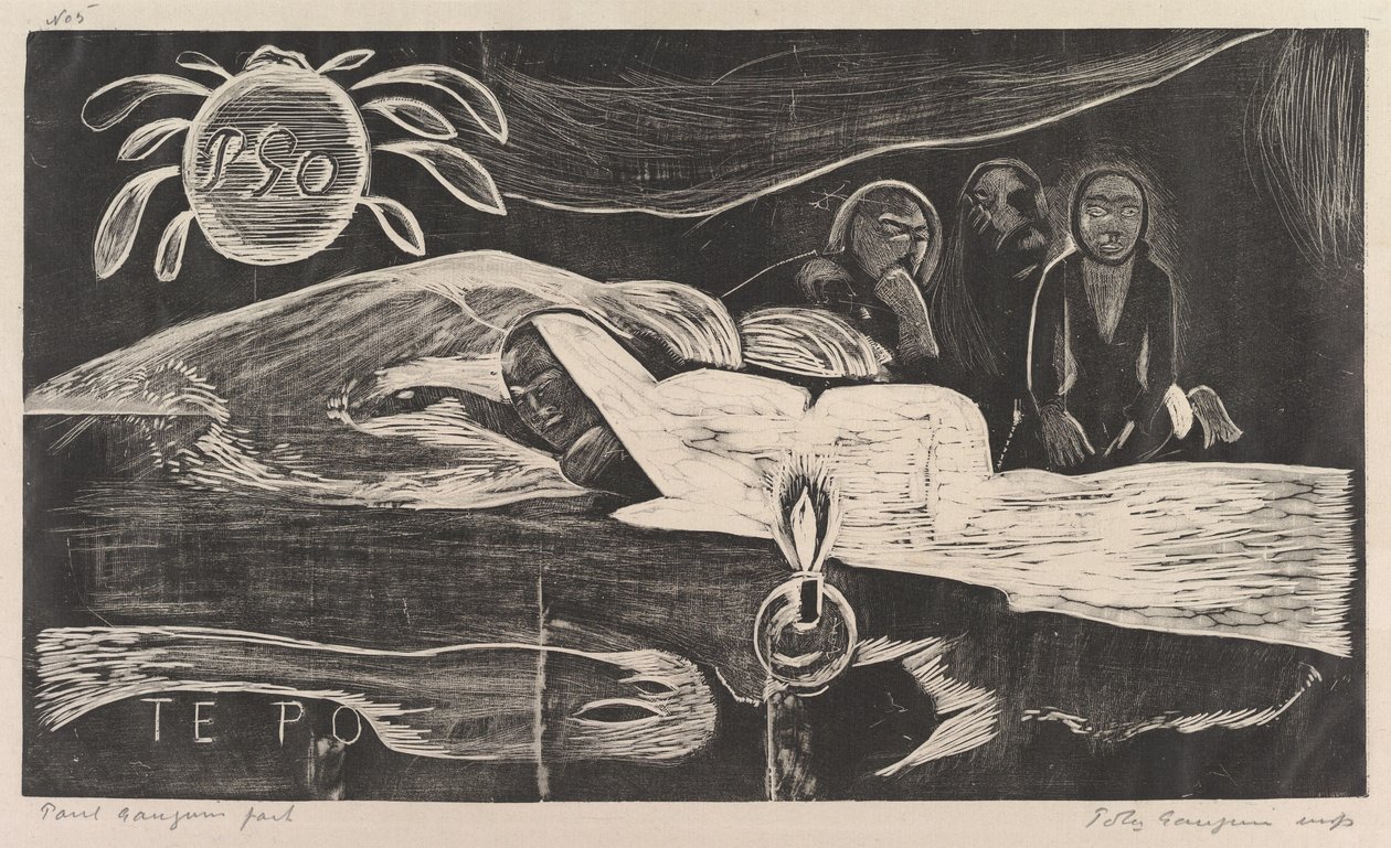 Te Po, 1893-jach. autorstwa Paul Gauguin
