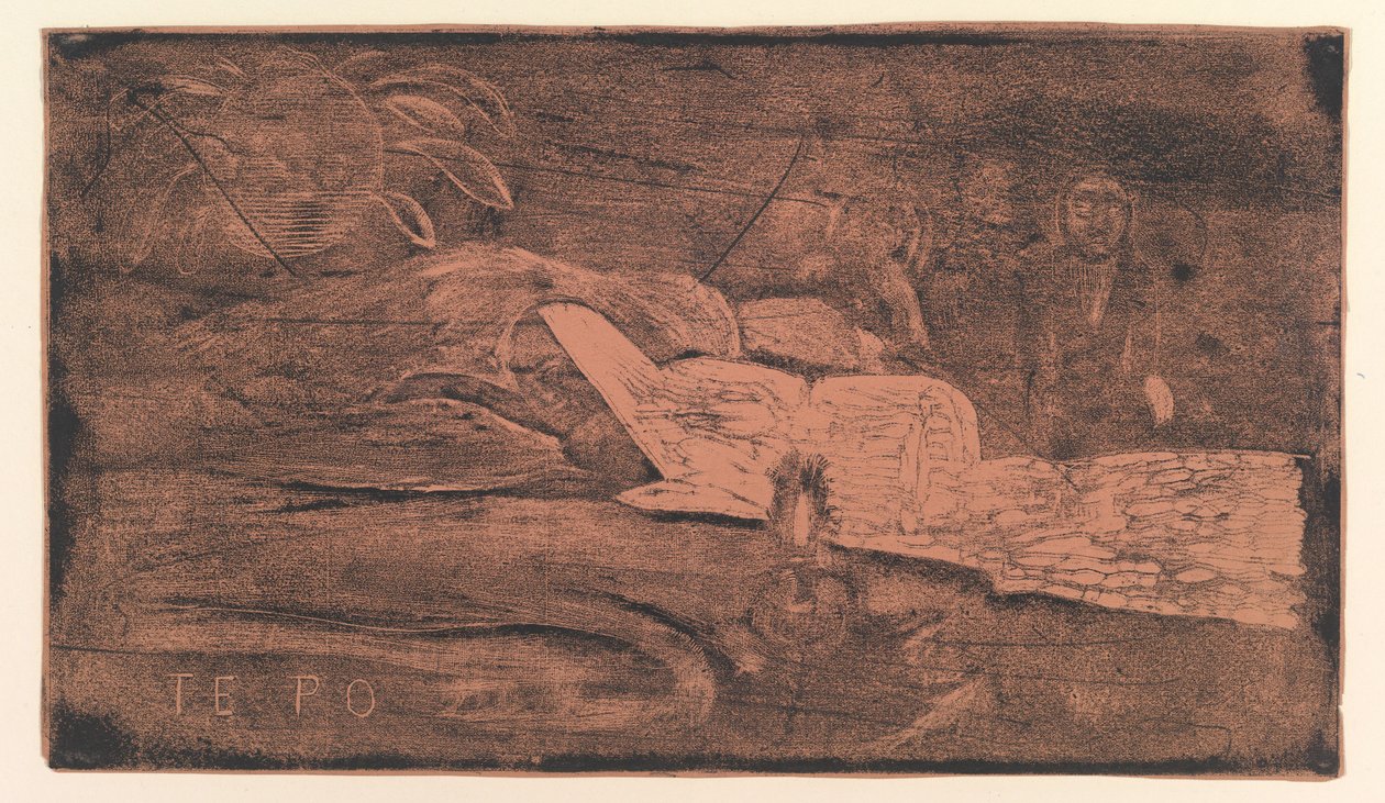 Te Po, 1893-jach. autorstwa Paul Gauguin